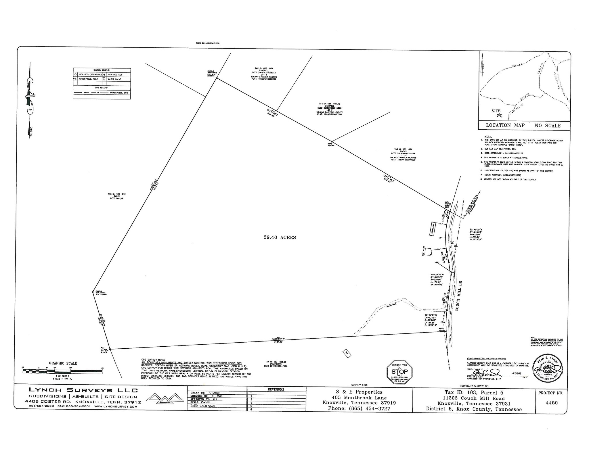 11303 Couch Mill rd, Knoxville, TN for sale Site Plan- Image 1 of 6