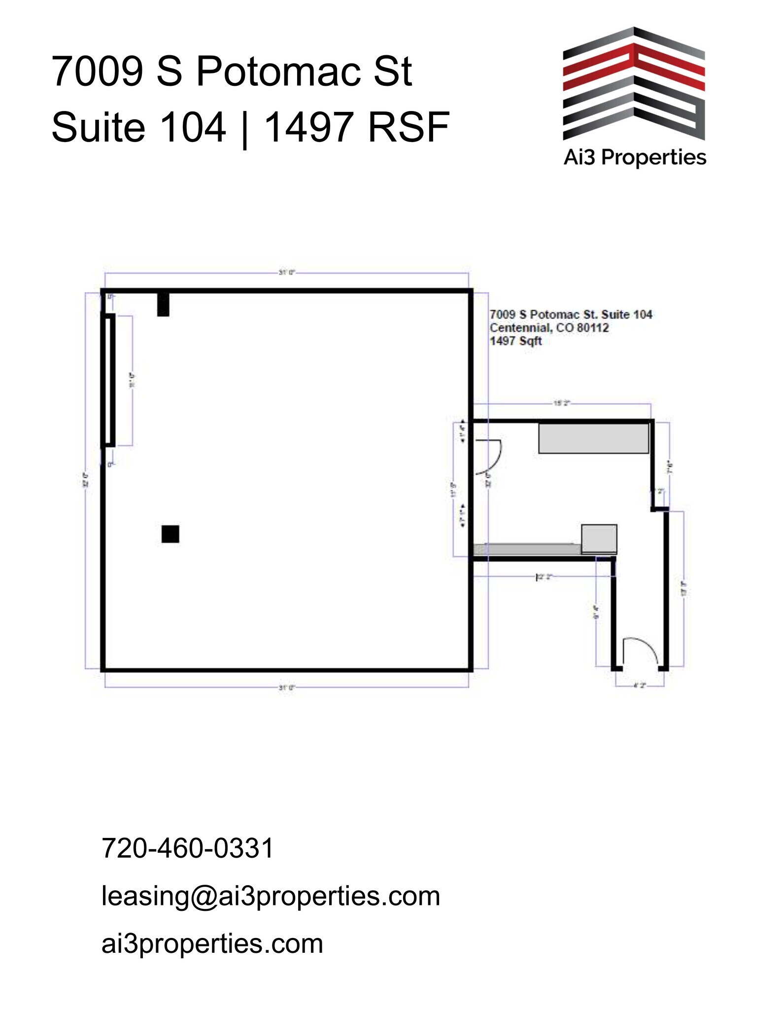 7009 S Potomac St, Centennial, CO for lease Site Plan- Image 1 of 6