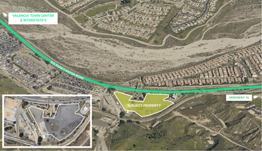 22116 Soledad Canyon Rd, Santa Clarita, CA - aerial  map view