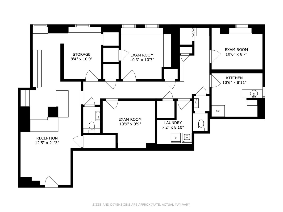 25 Central Park W, New York, NY 10023 - Unit 1F -  - Floor Plan - Image 1 of 8