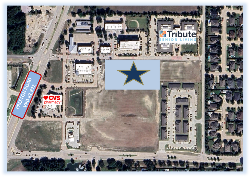 241 S Preston Rd, Prosper, TX for sale - Aerial - Image 1 of 3