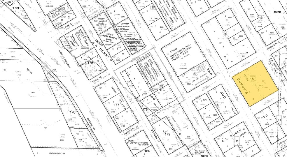 1201 3rd Ave, Seattle, WA for lease - Plat Map - Image 2 of 51
