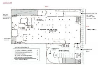 1336 Post St, San Francisco, CA for lease Floor Plan- Image 1 of 1