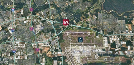 4551-A E Richey Rd, Humble, TX for lease Aerial- Image 2 of 5