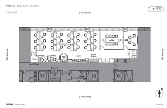 PENN 1, New York, NY for lease Floor Plan- Image 2 of 2