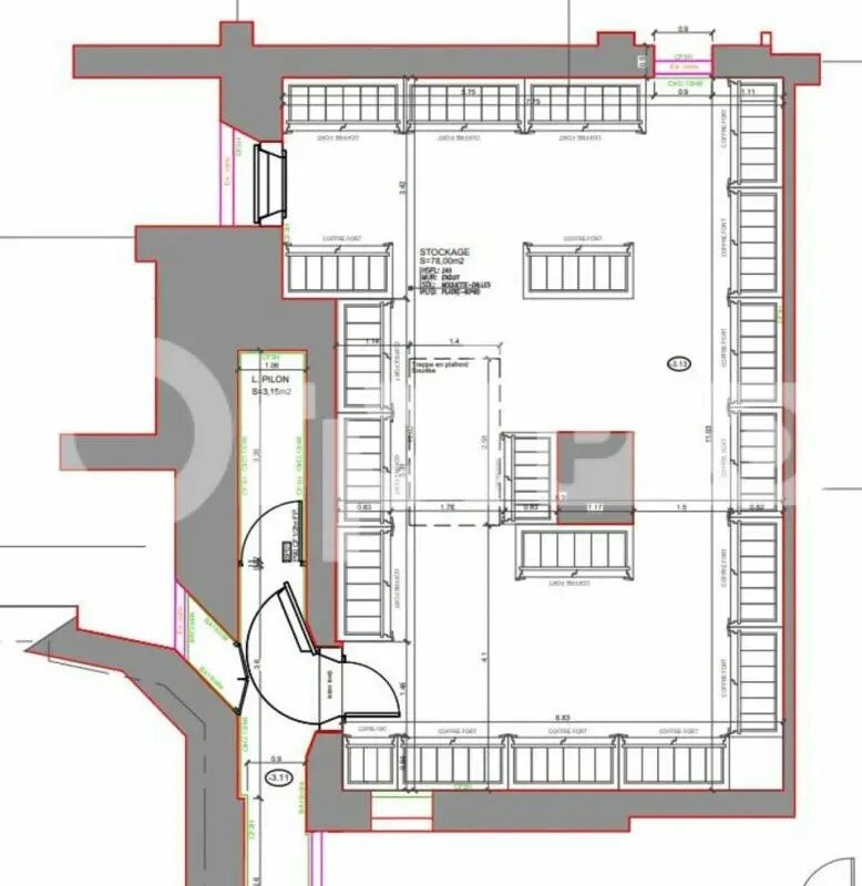 Retail in La Rochelle for lease Floor Plan- Image 1 of 3
