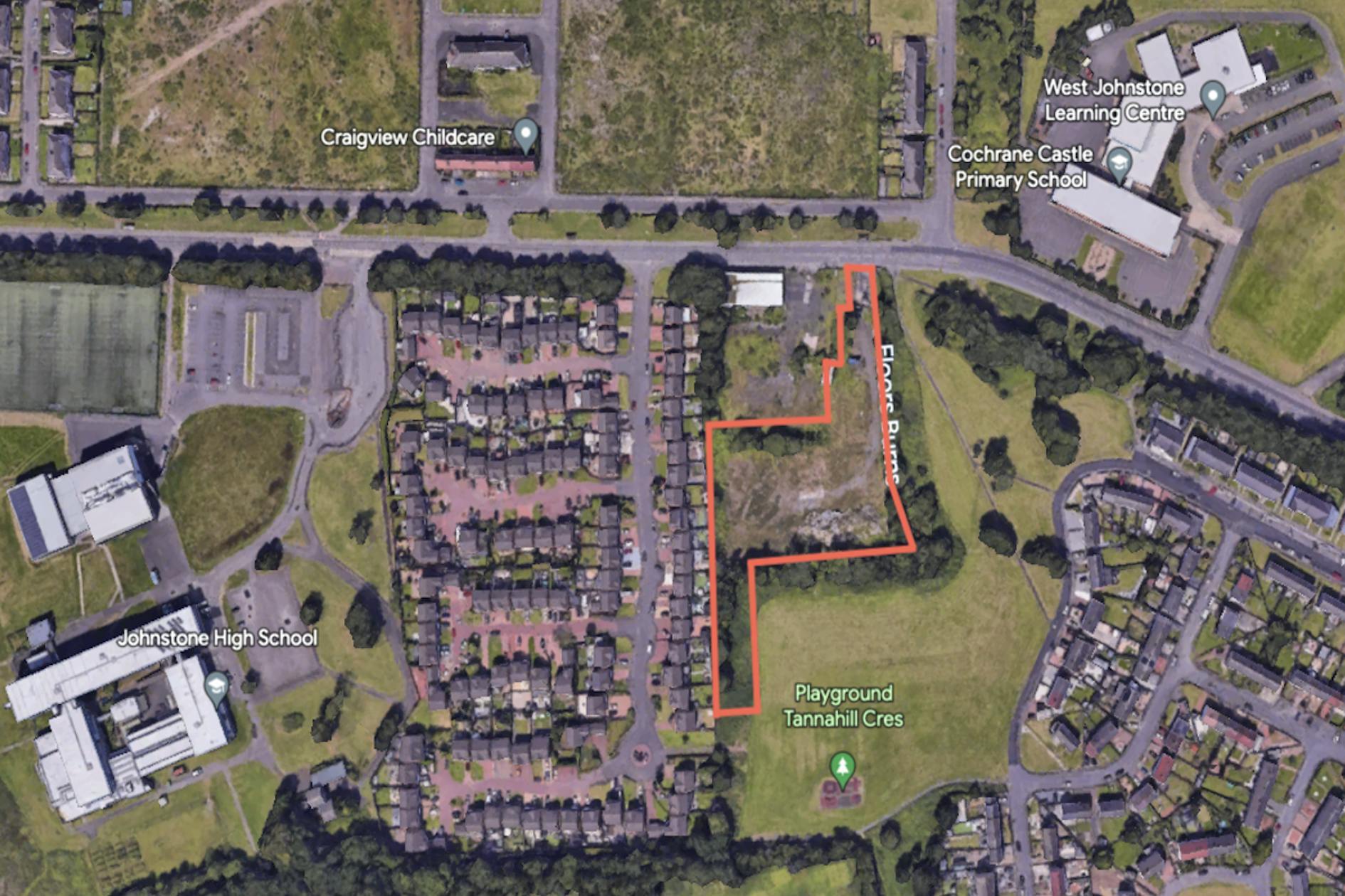 Beith Rd, Johnstone for sale Aerial- Image 1 of 2