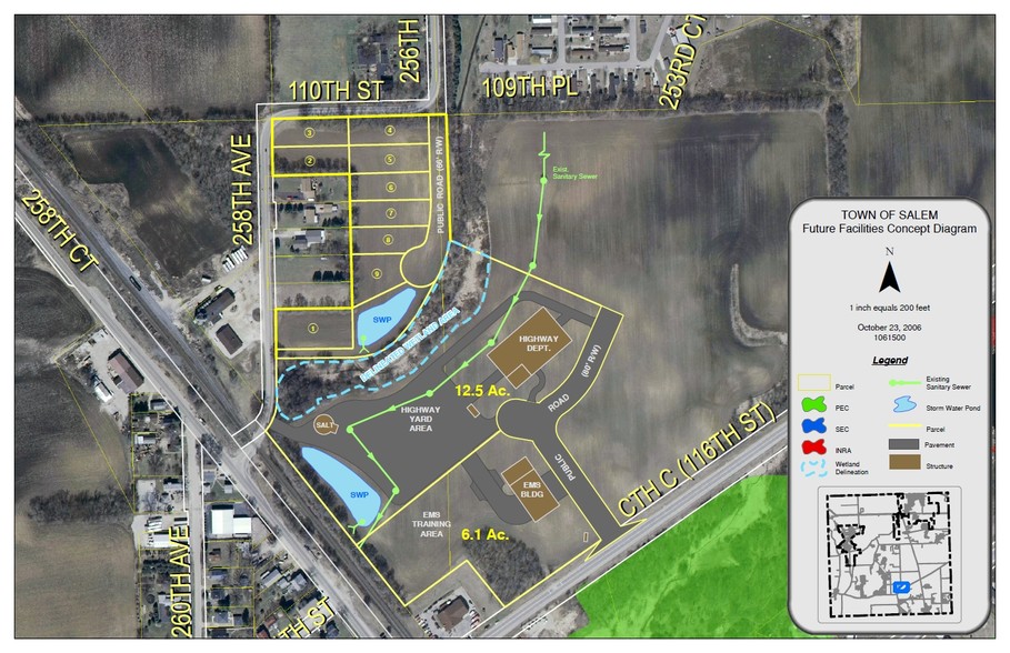 254th Ct, Trevor, WI for sale - Aerial - Image 1 of 1