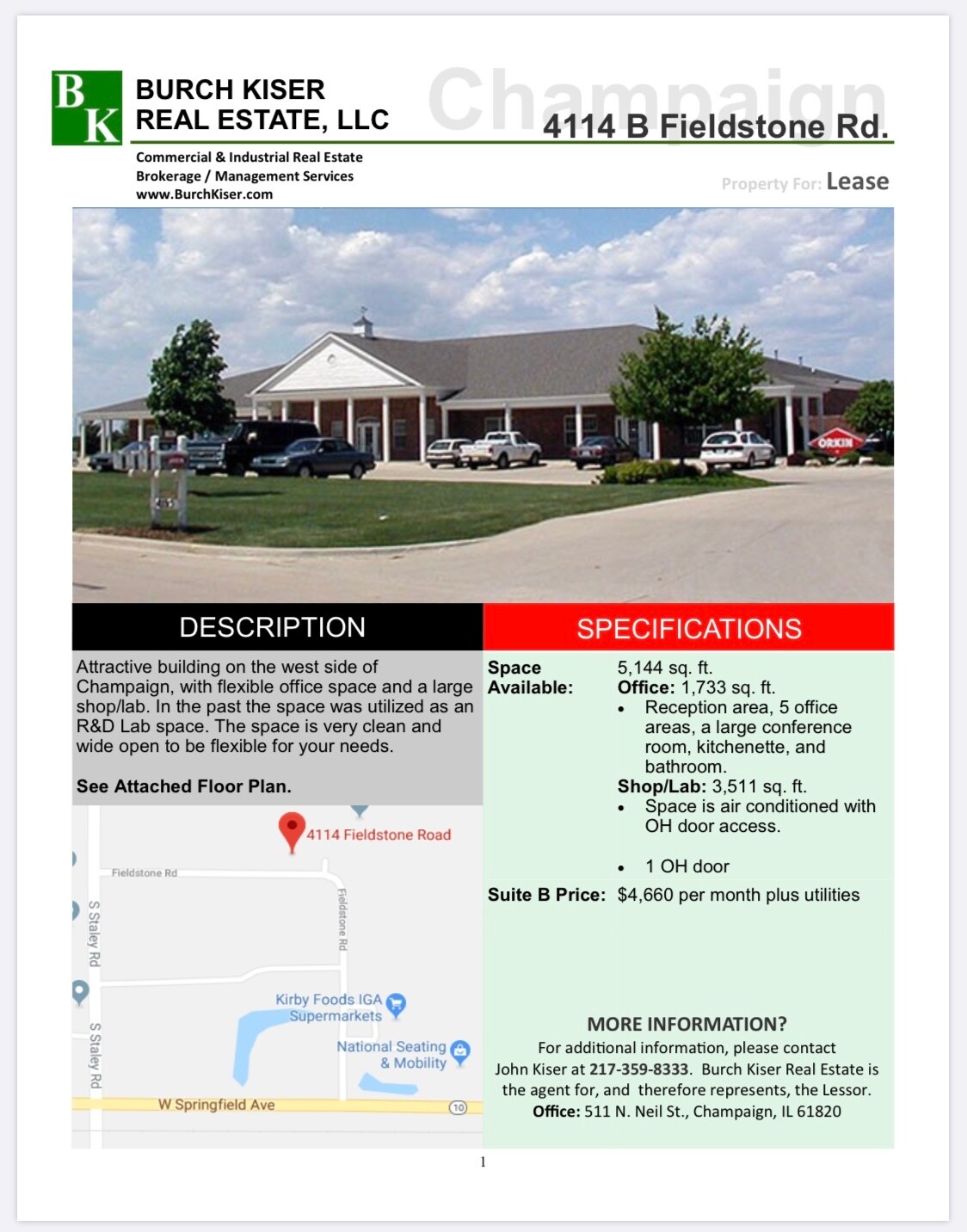 4114 Fieldstone Rd, Champaign, IL for sale Building Photo- Image 1 of 1