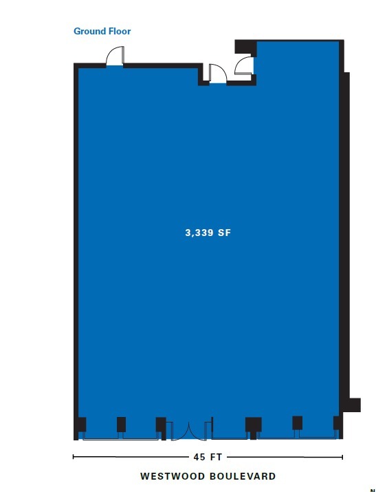 1025-1126 Westwood Blvd, Los Angeles, CA for lease Floor Plan- Image 1 of 1