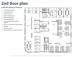 234 7th Ave, San Mateo, CA for lease Floor Plan- Image 1 of 8