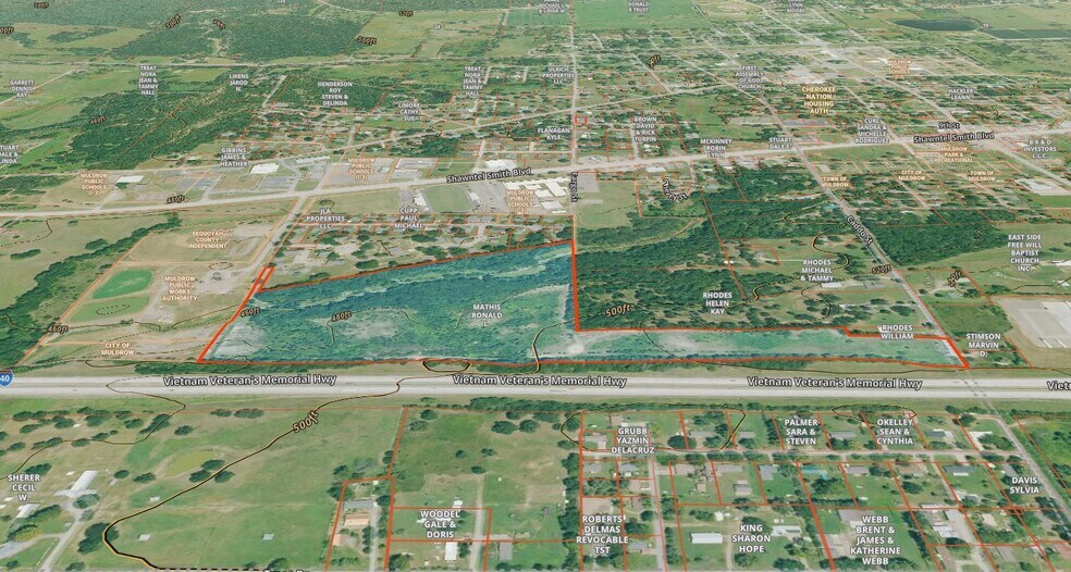 1312 Caddo st, Muldrow, OK for sale - Building Photo - Image 3 of 13