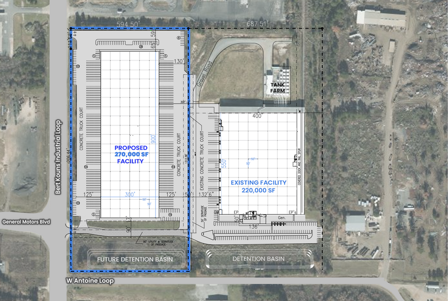 7601 W Bert Kouns Industrial Loop, Shreveport, LA for lease - Building Photo - Image 3 of 3