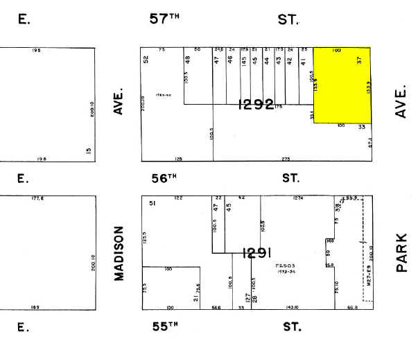 450 Park Ave, New York, NY for lease - Plat Map - Image 2 of 9