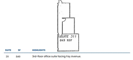 875 Prospect St, La Jolla, CA for lease Floor Plan- Image 1 of 1