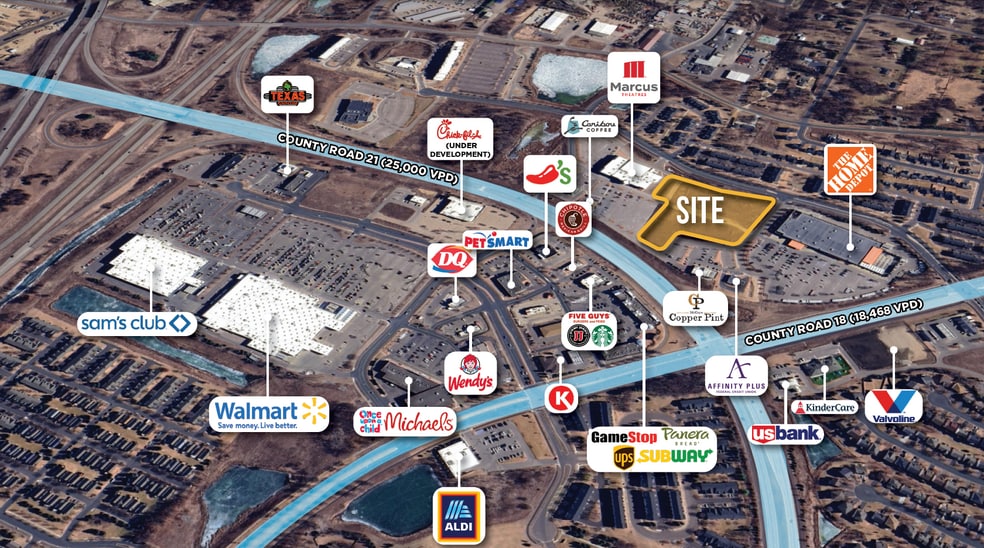 1701 County Road 18, Shakopee, MN for sale - Aerial - Image 2 of 3