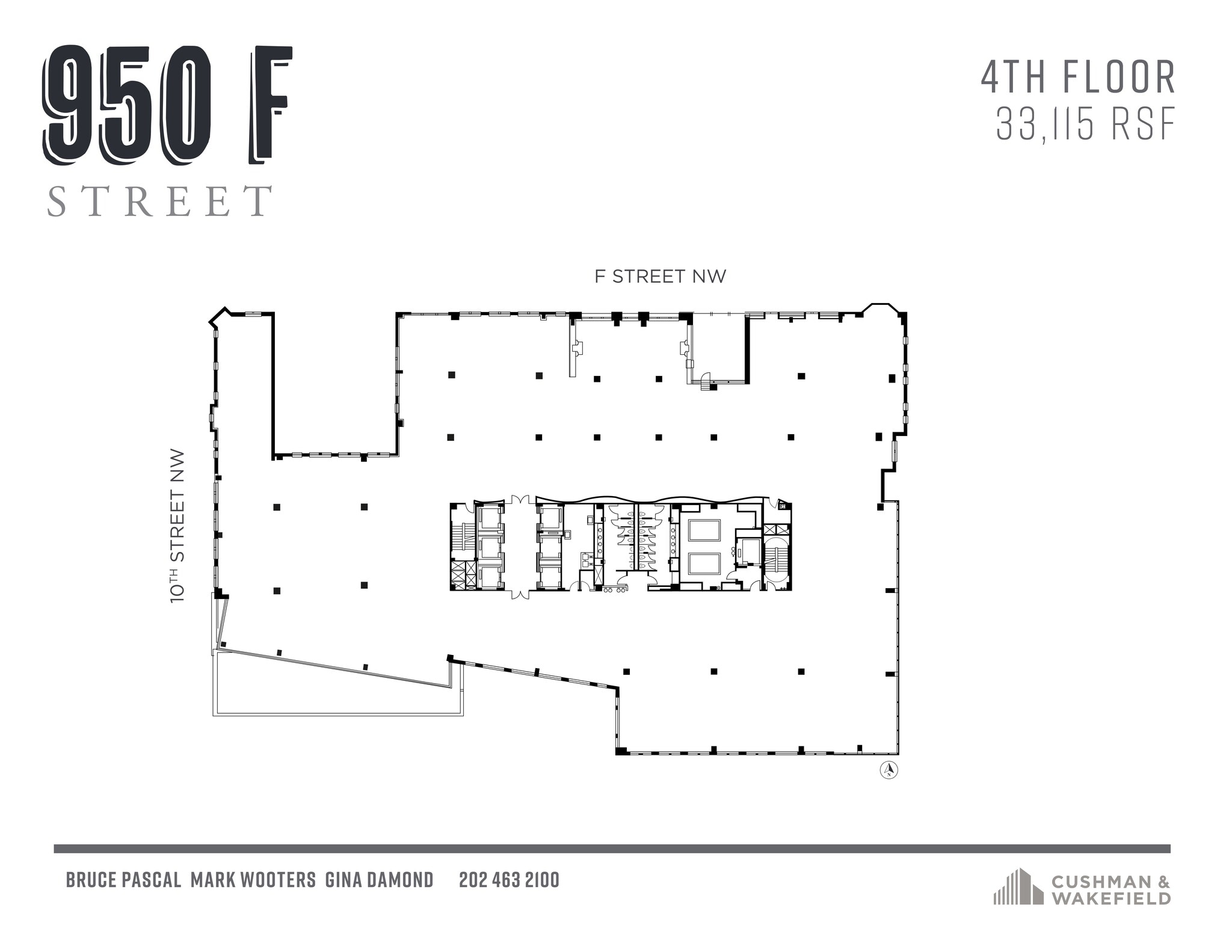 950 F St NW, Washington, DC for lease Site Plan- Image 1 of 2