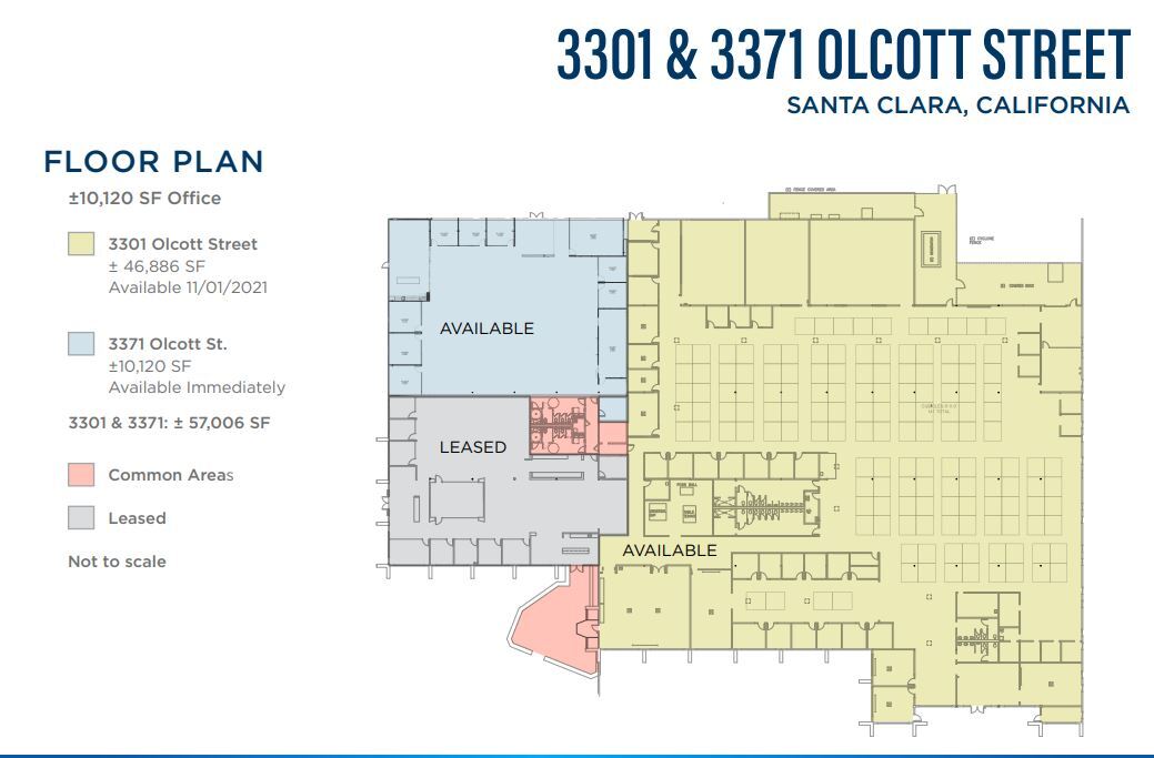 3301-3371 Olcott St, Santa Clara, CA for lease Floor Plan- Image 1 of 1