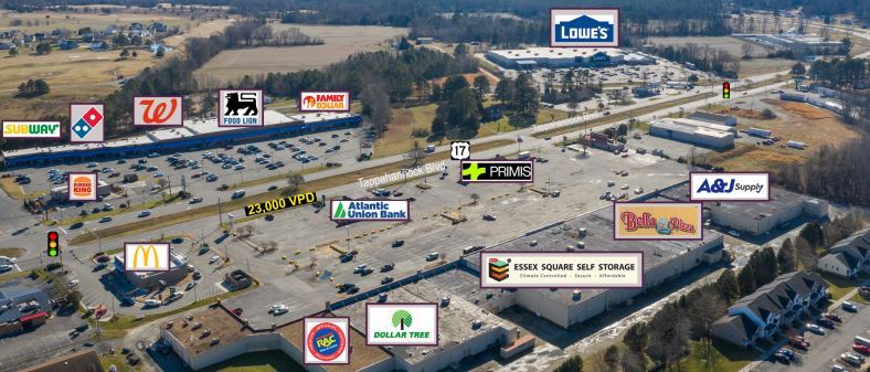 1627 Tappahannock Blvd, Tappahannock, VA for lease - Aerial - Image 2 of 3