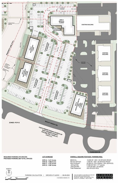 400 Bailey Ranch Rd, Aledo, TX for sale - Site Plan - Image 2 of 6