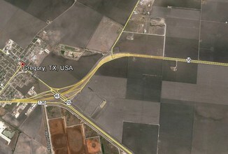 Hwy 35 & FM 136, Gregory, TX - AERIAL map view - Image1