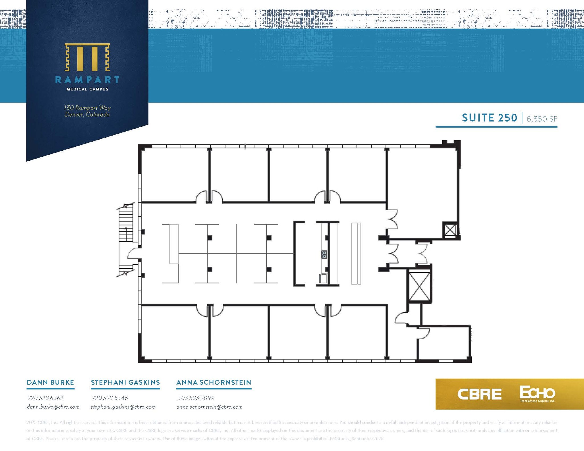 125 Rampart Way, Denver, CO for lease Floor Plan- Image 1 of 2