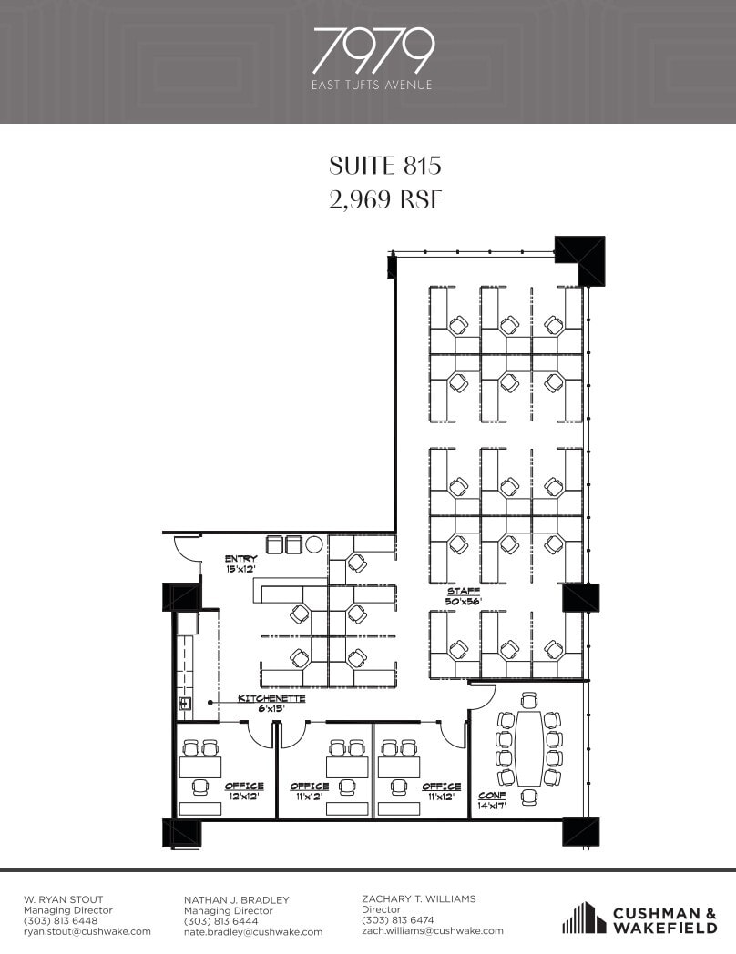 7979 E Tufts Ave, Denver, CO for lease Floor Plan- Image 1 of 1
