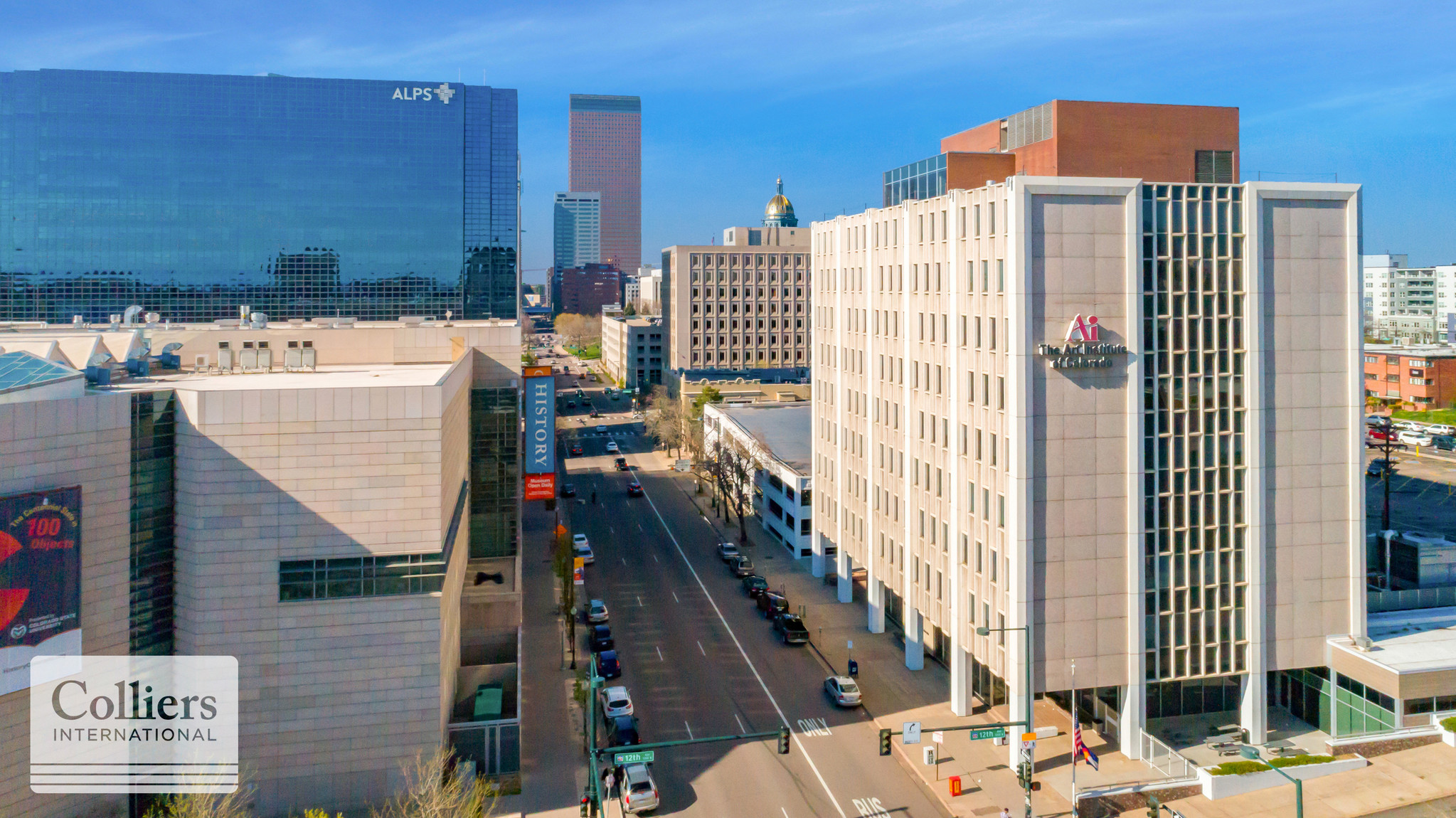 1200 Lincoln St, Denver, CO for sale Aerial- Image 1 of 1