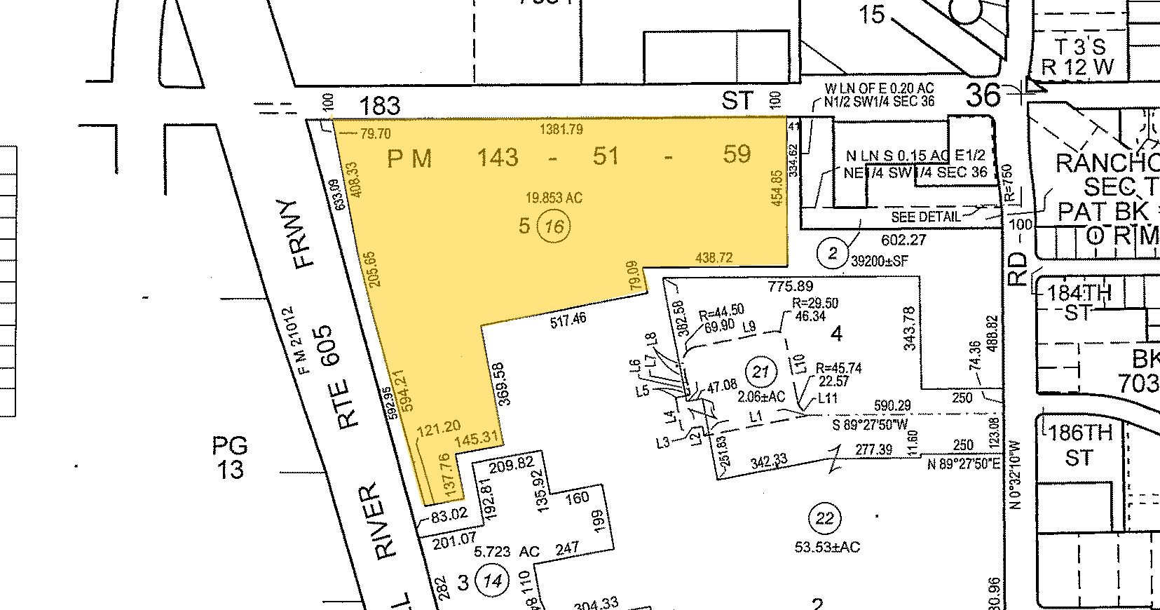 100 Los Cerritos Mall, Cerritos, CA for sale Plat Map- Image 1 of 1