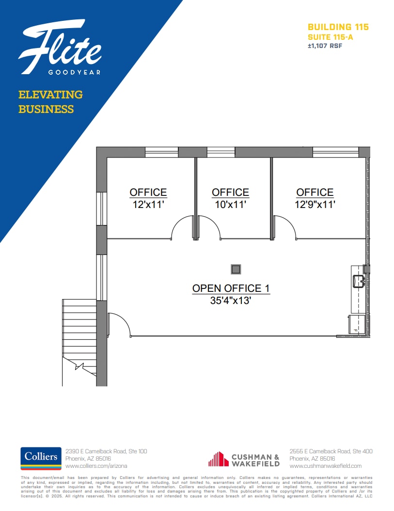 1300 S Litchfield Rd, Goodyear, AZ for lease Floor Plan- Image 1 of 1