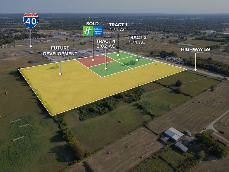 1 Highway 59, Sallisaw, OK for sale - Aerial - Image 3 of 7