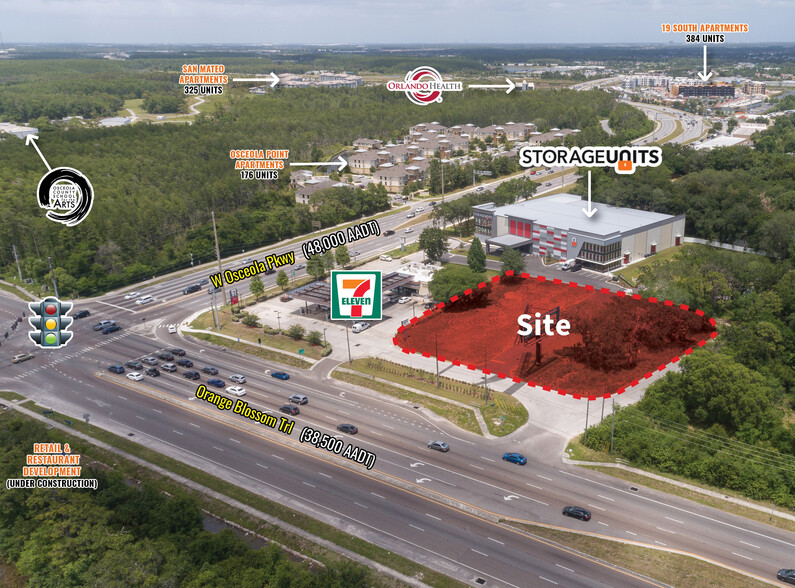 Sec Of Osceola Parkway & Orange Blossom Trl, Kissimmee, FL for lease - Building Photo - Image 1 of 2