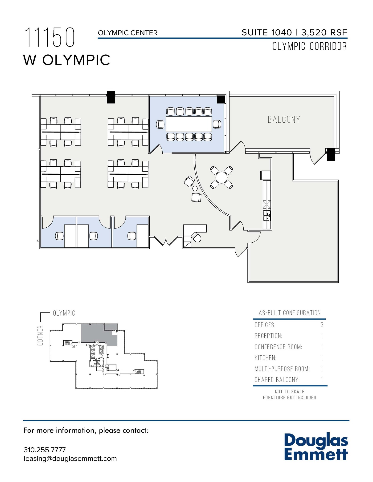 11150 W Olympic Blvd, Los Angeles, CA for lease Floor Plan- Image 1 of 1