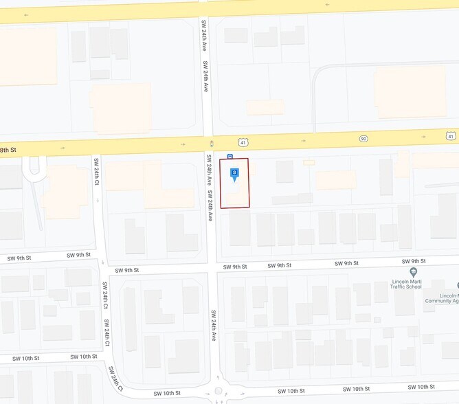 2390 SW 8th St, Miami, FL for sale - Plat Map - Image 1 of 1