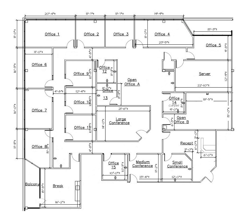 1714 Deer Track Trl, Des Peres, MO for lease Floor Plan- Image 1 of 1