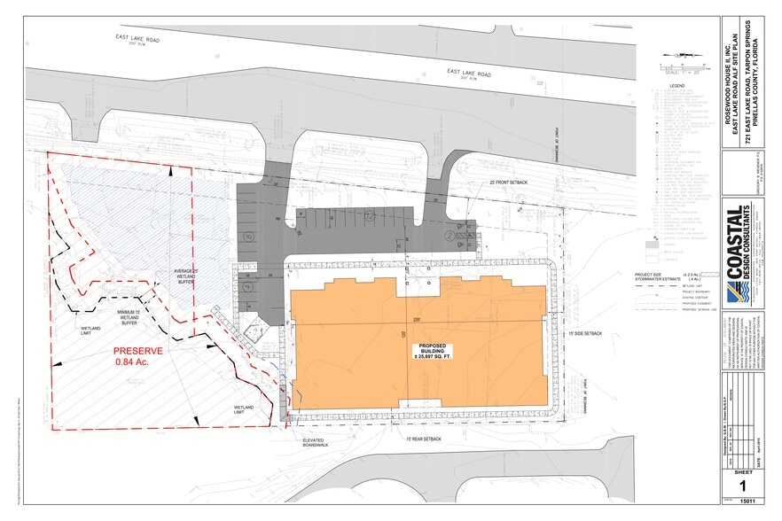 721 E Lake Rd S, Tarpon Springs, FL for sale - Site Plan - Image 2 of 2