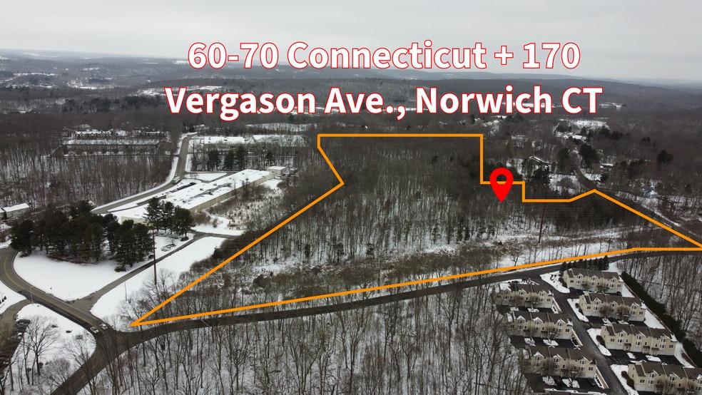 60-70 Connecticut Ave, Norwich, CT for sale - Aerial - Image 1 of 4