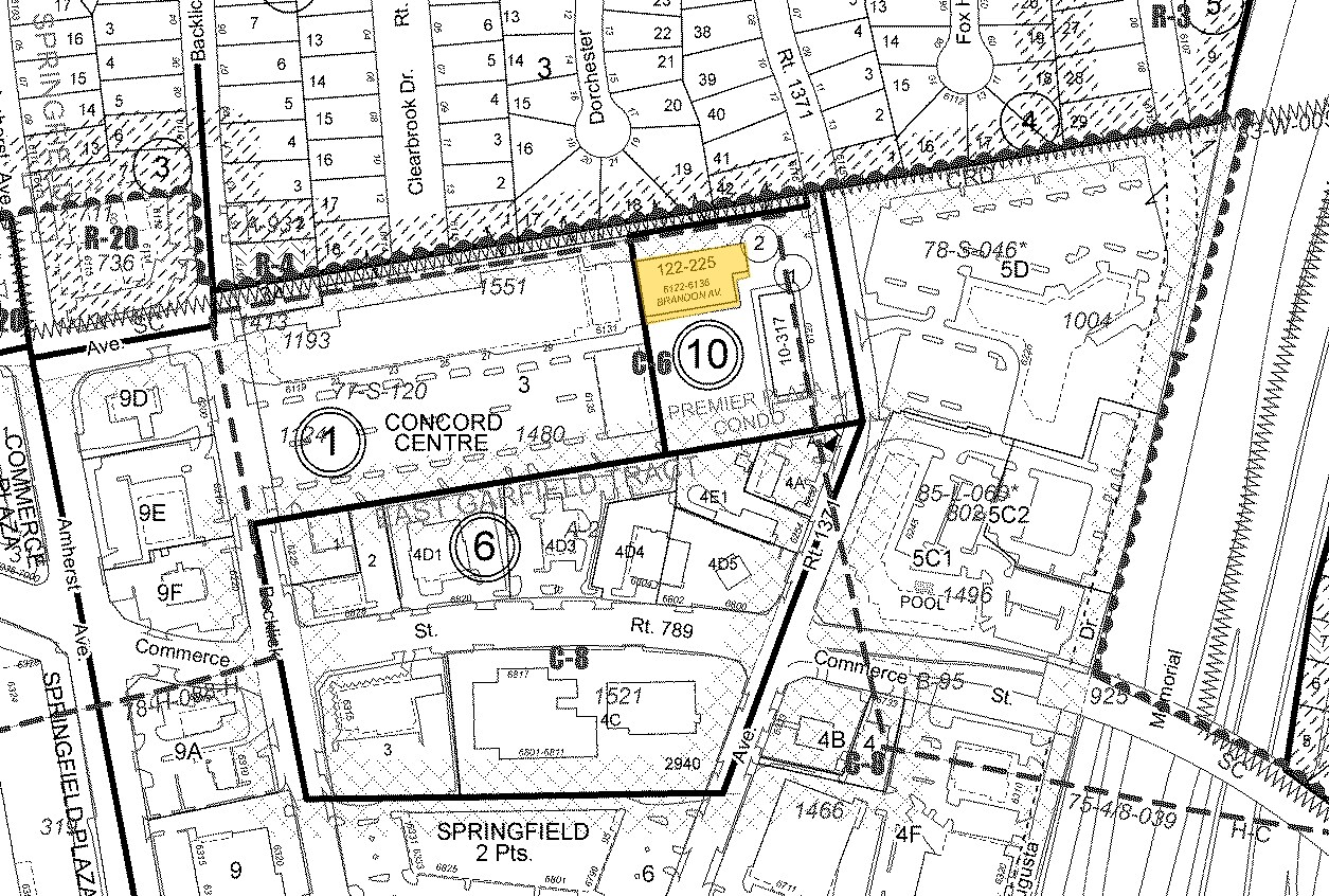 6122-6136 Brandon Ave, Springfield, VA for sale Plat Map- Image 1 of 1