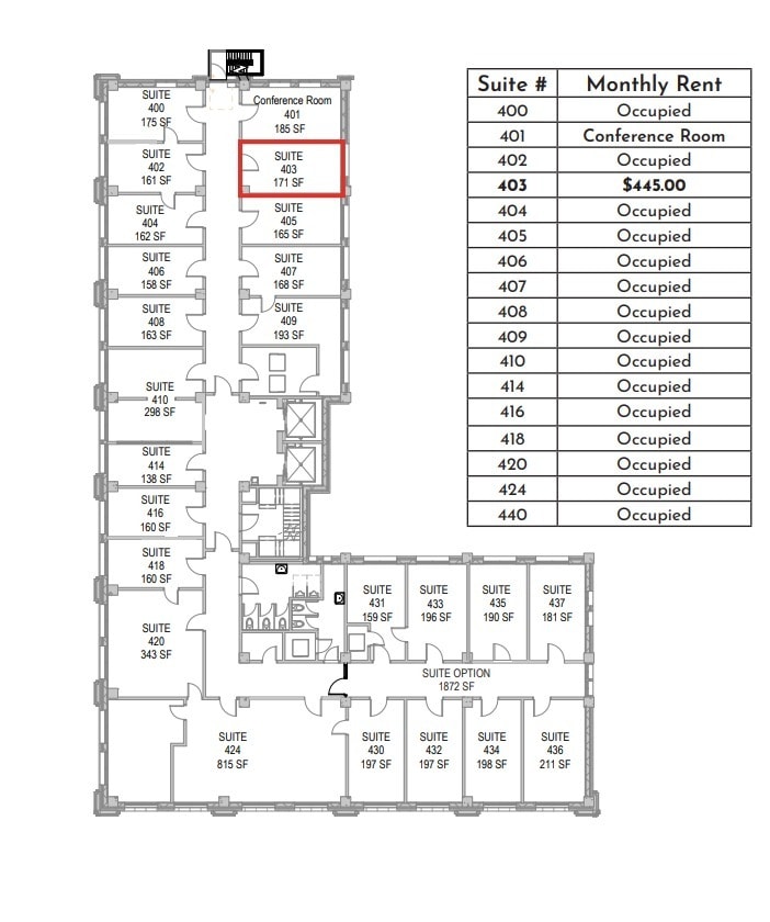 319 S 17th St, Omaha, NE for lease Floor Plan- Image 1 of 1