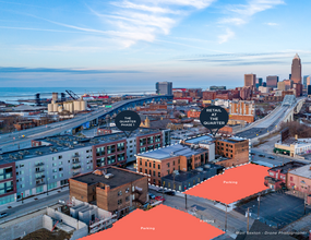 1400 W 25th St, Cleveland, OH - aerial  map view