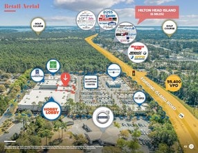 1127 Fording Island Rd, Bluffton, SC - AERIAL map view - Image1