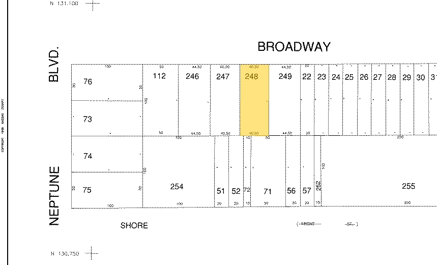 630 E Broadway, Long Beach, NY for sale - Plat Map - Image 2 of 2