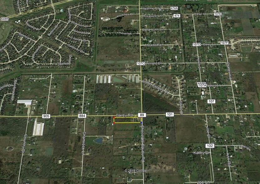 Bailey Rd & Cullen Pky, Manvel, TX for sale - Aerial - Image 1 of 1