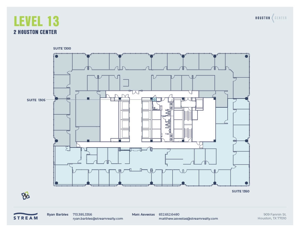 909 Fannin St, Houston, TX for lease Floor Plan- Image 1 of 1