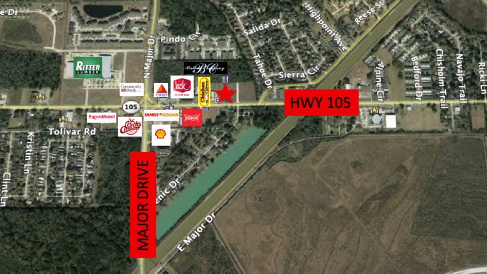 7190 Highway 105, Beaumont, TX for sale - Building Photo - Image 1 of 1