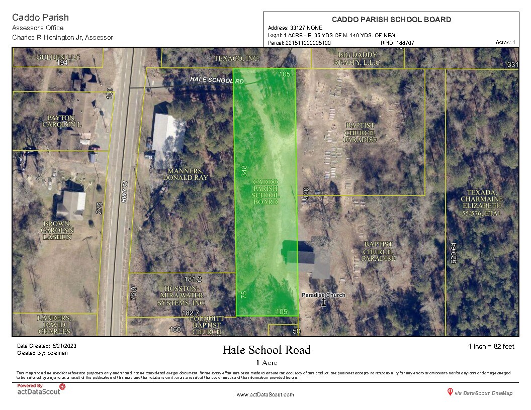 Hale School Road, Hosston, LA 71043