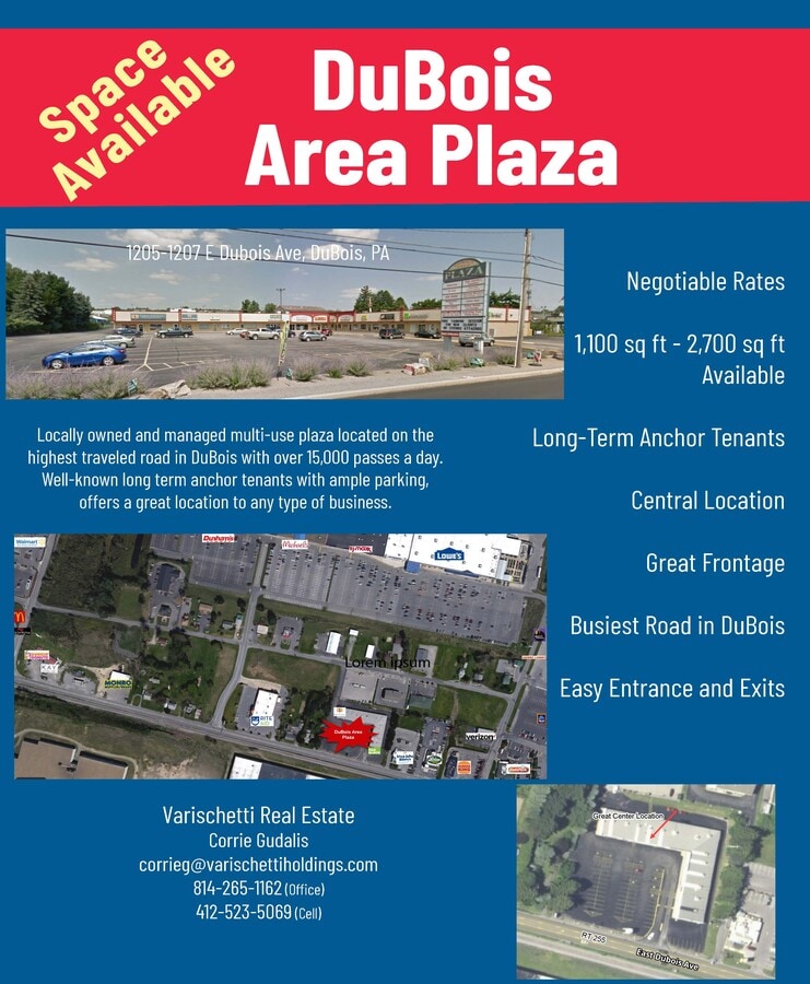 E DuBois Ave Route 255, Dubois, PA 15801