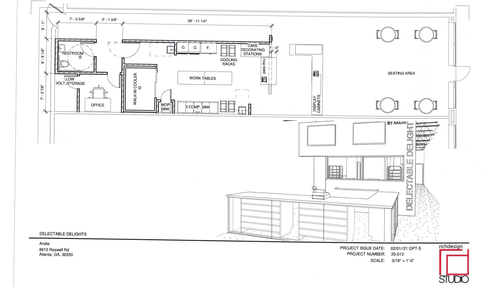 8610 Roswell Rd, Atlanta, GA for lease Floor Plan- Image 1 of 12