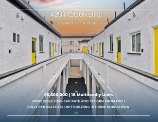 More details for 4201 S Council St, Los Angeles, CA - Multifamily for Sale