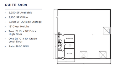 5901-5909 Tension Dr, Fort Worth, TX for lease Floor Plan- Image 1 of 1